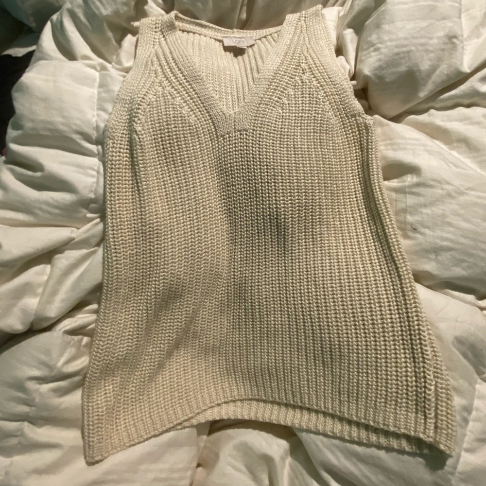 LOFT sweater tank